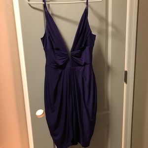 🌸Purple front plunge dress